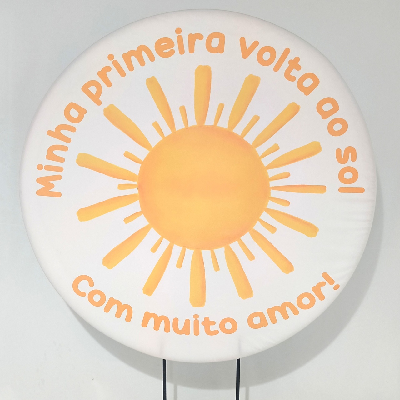Capa P/ Painel Circular -  Minha Primeira Volta Ao Sol - Vanessalocações