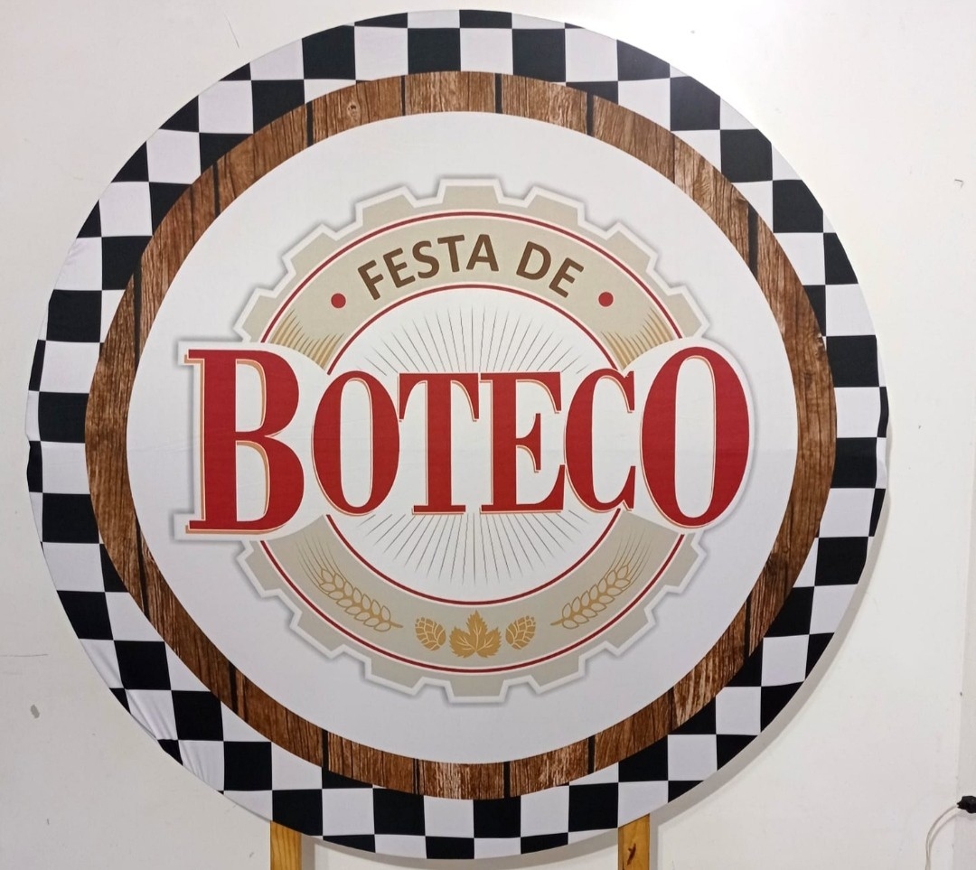 Capa P/ Painel Circular  -  Boteco - Vanessalocações