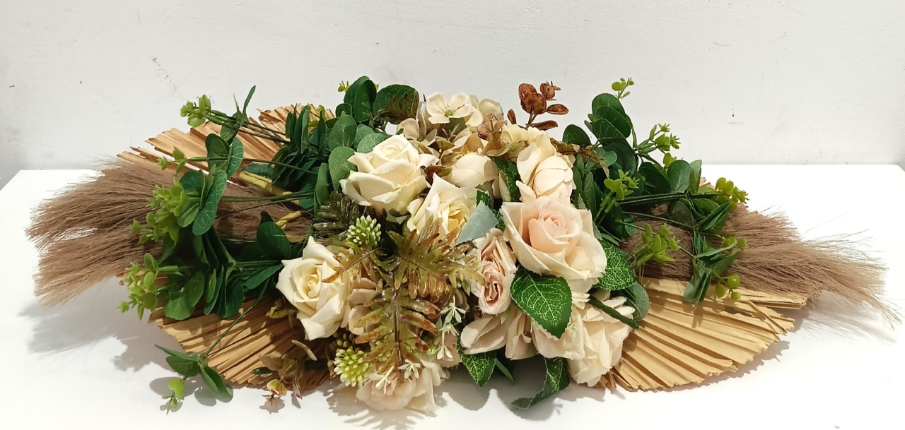 Aplique Flor Seca - Latanea - Diversas Cores  - Vanessalocações