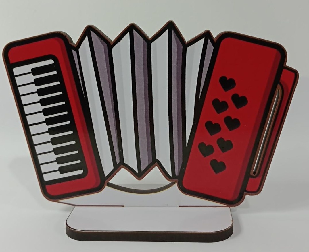Display Mdf Sanfona Vermelho - Vanessalocações