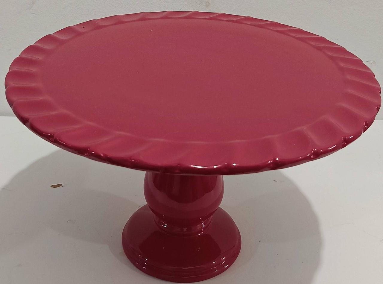 Boleira Pink Cerâmica Gg - Vanessalocações