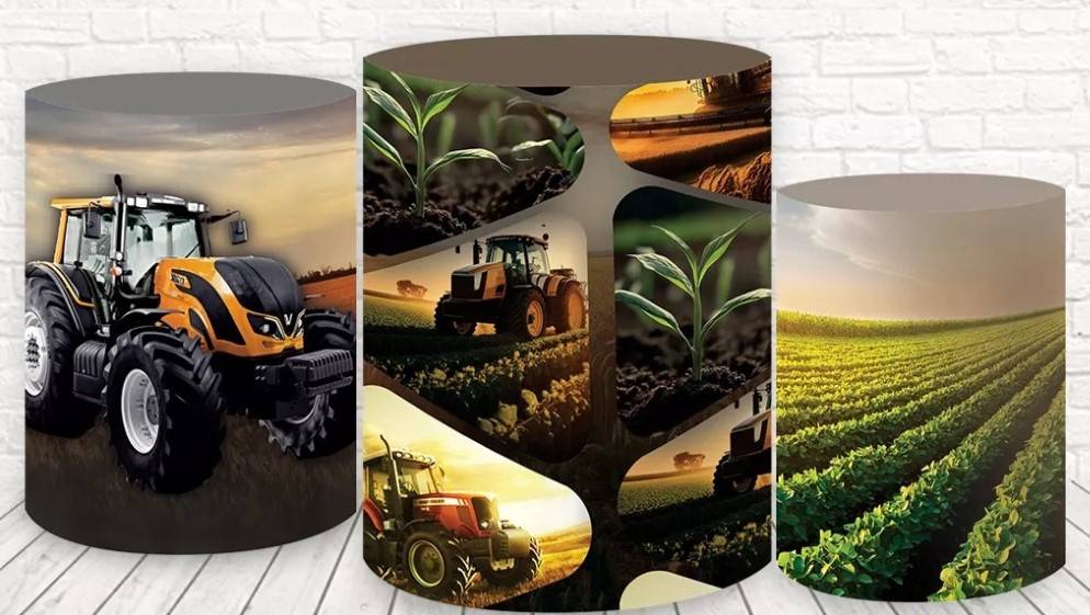 Trio de Capas Para Cilindro Agro  - Vanessalocações