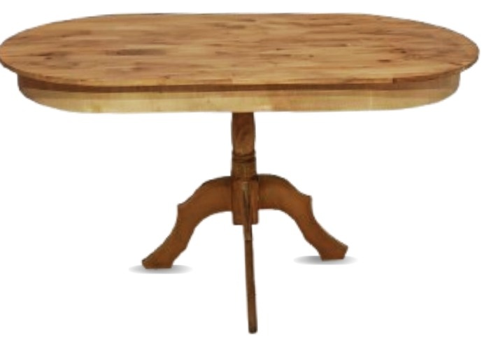 Mesa Oval Pé Aranha - Vanessalocações