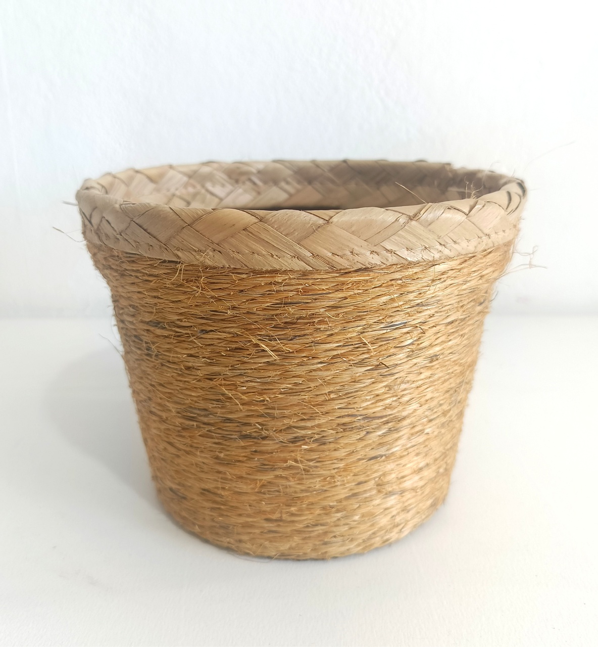 Vaso / Caxepo Sisal G 14 Cm  - Vanessalocações