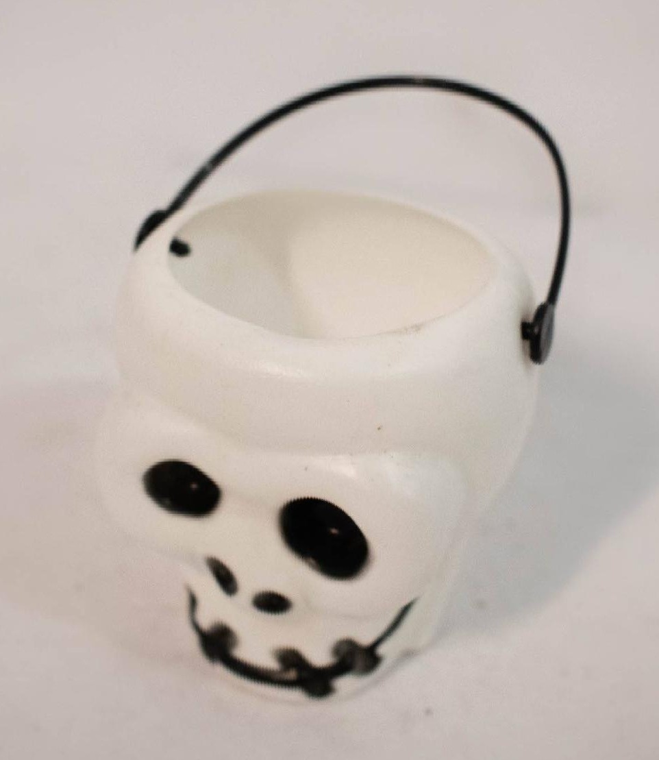Mini Balde Caveira Plástico - Vanessalocações