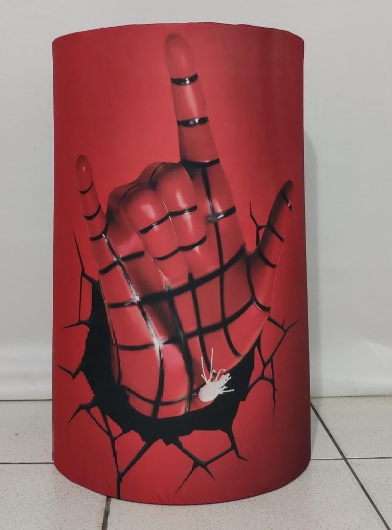Capa  Cilindro G Homem Aranha  - Vanessalocações