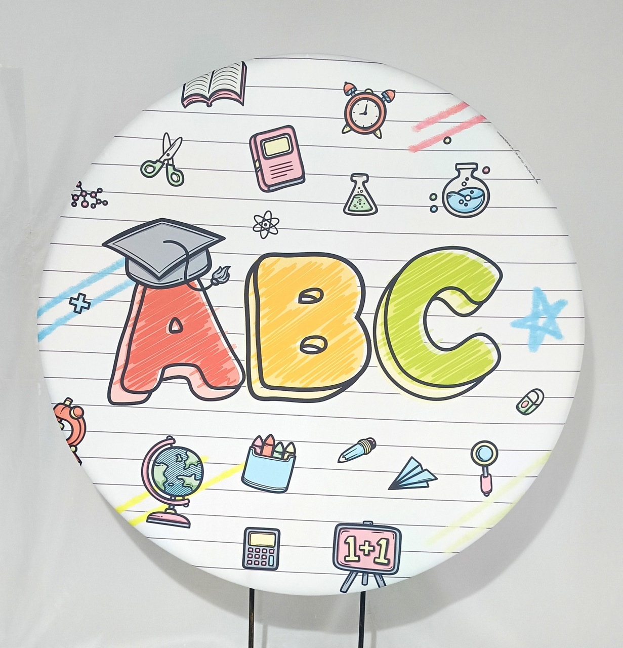 Capa P/ Painel Circular 1,5M - Abc/Formatura  - Vanessalocações