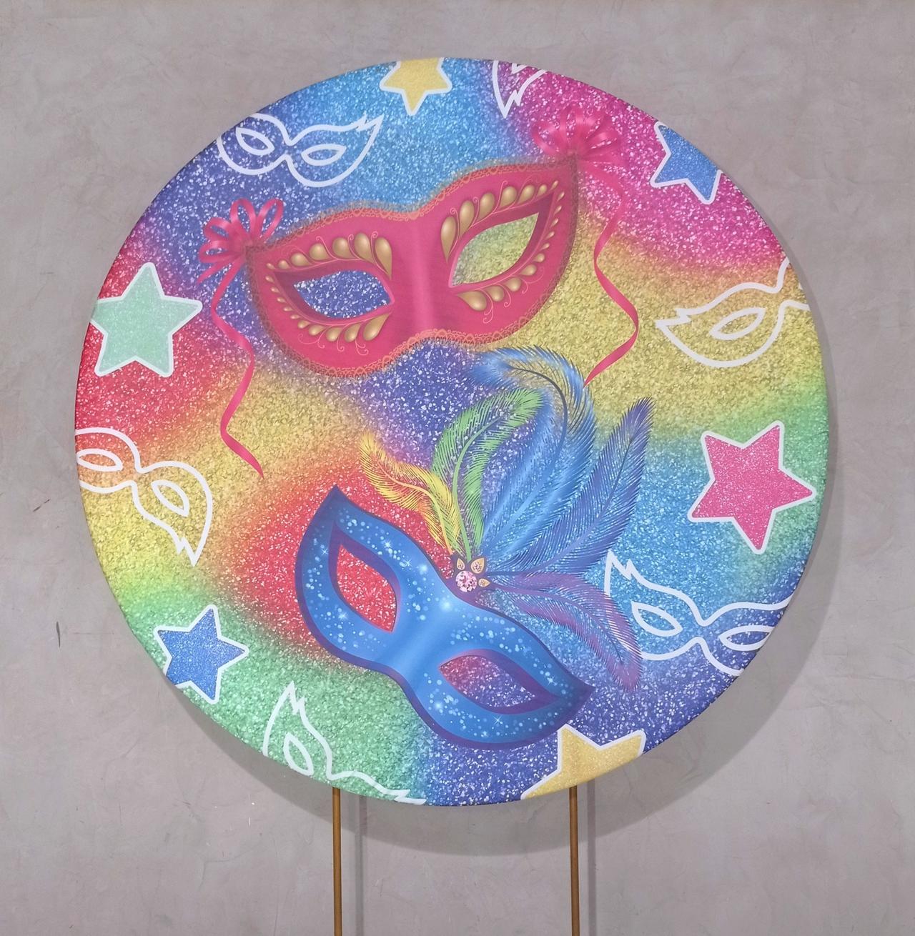 Capa P/ Painel Circular  -  Carnaval - Vanessalocações