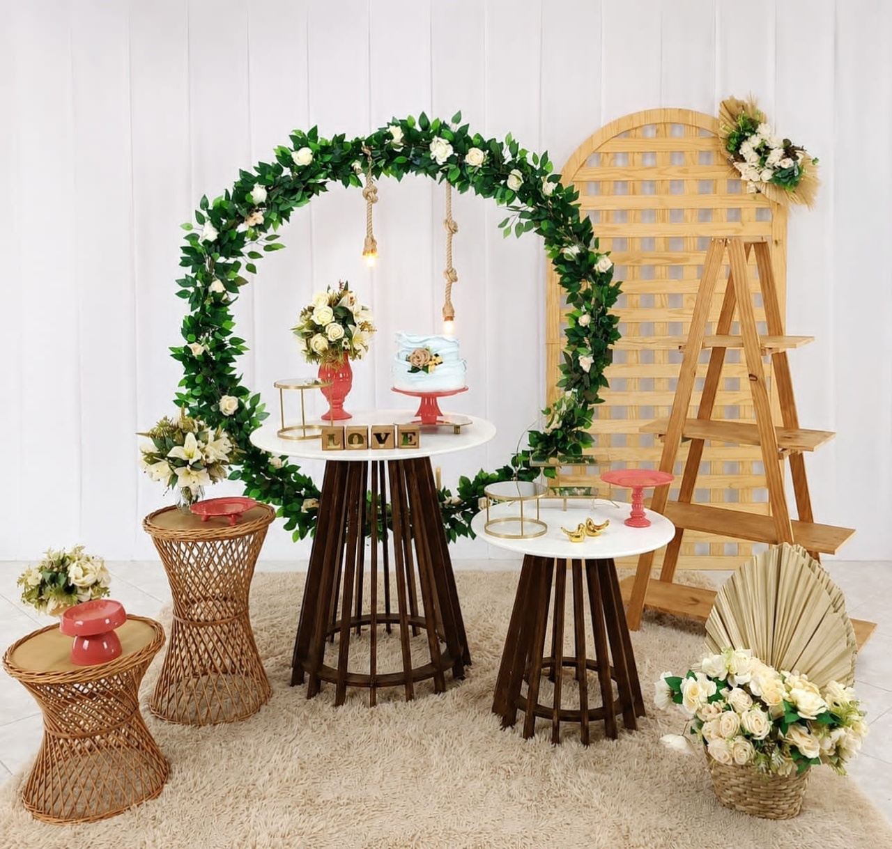 Composição Casamento Rustico - CamaleãoLocaçoes