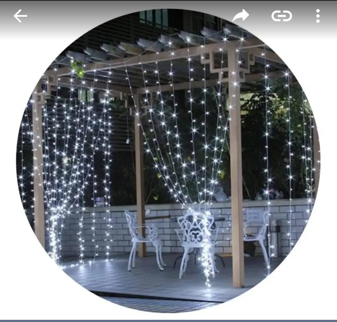 Cortina de Led Fixa - Branco Fria - Vanessalocações