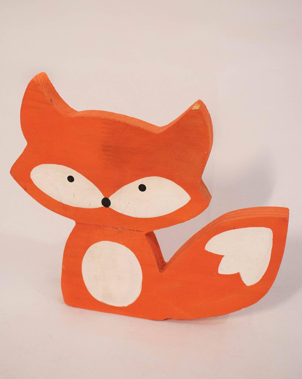 Display Mdf Raposa Laranja - Vanessalocações