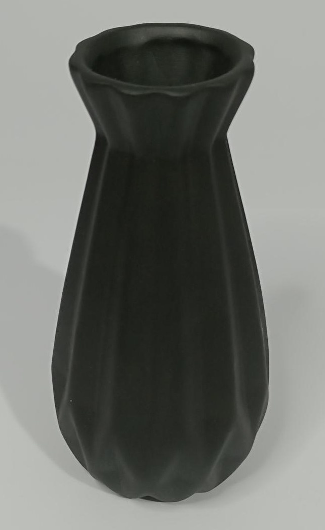 Mini Vaso Cerâmica Preto - Vanessalocações