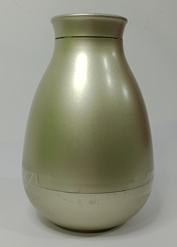 Vaso Cogumelo Dourado M - Vanessalocações