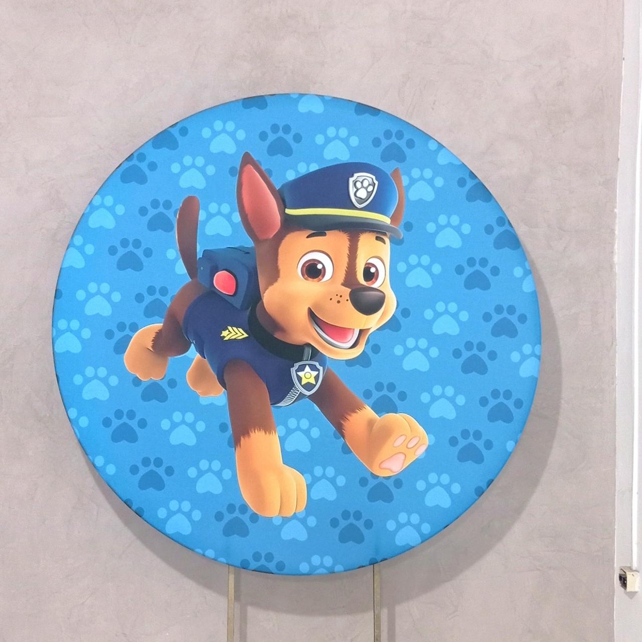 Capa P/ Painel Circular -  Shaze - Patrulha Canina - Vanessalocações