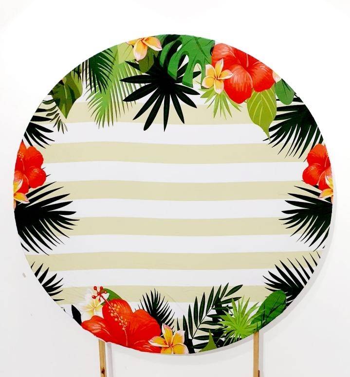 Capa P/ Painel Circular  - Tropical - Vanessalocações