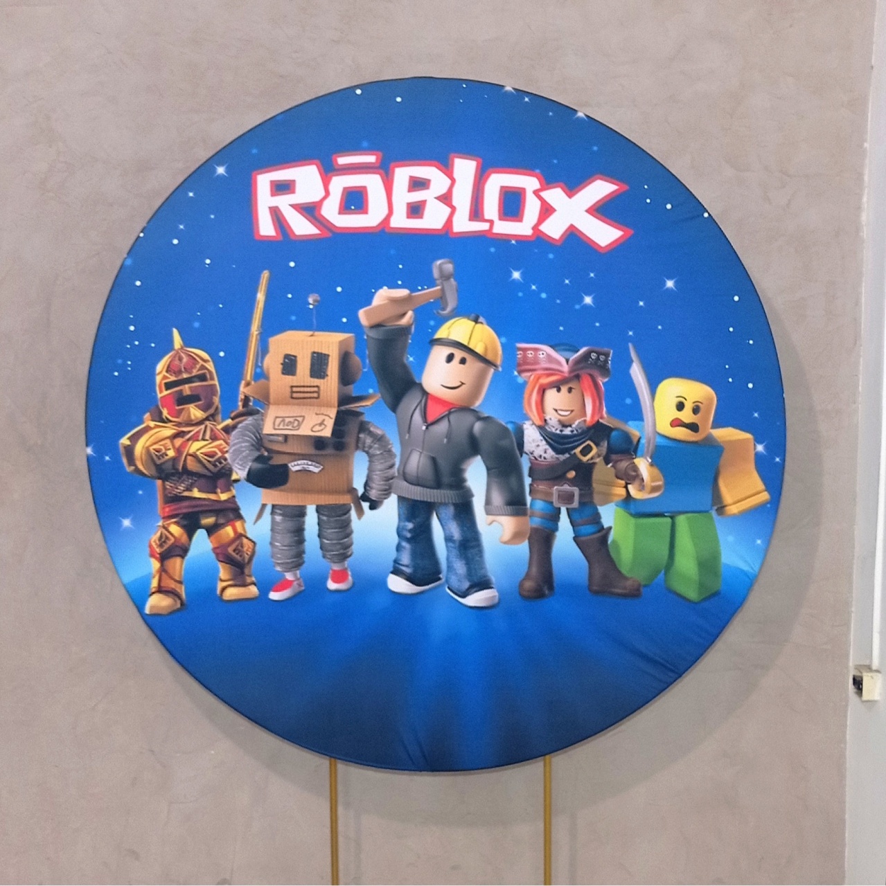 Capa P/ Painel Circular  - Roblox - Vanessalocações