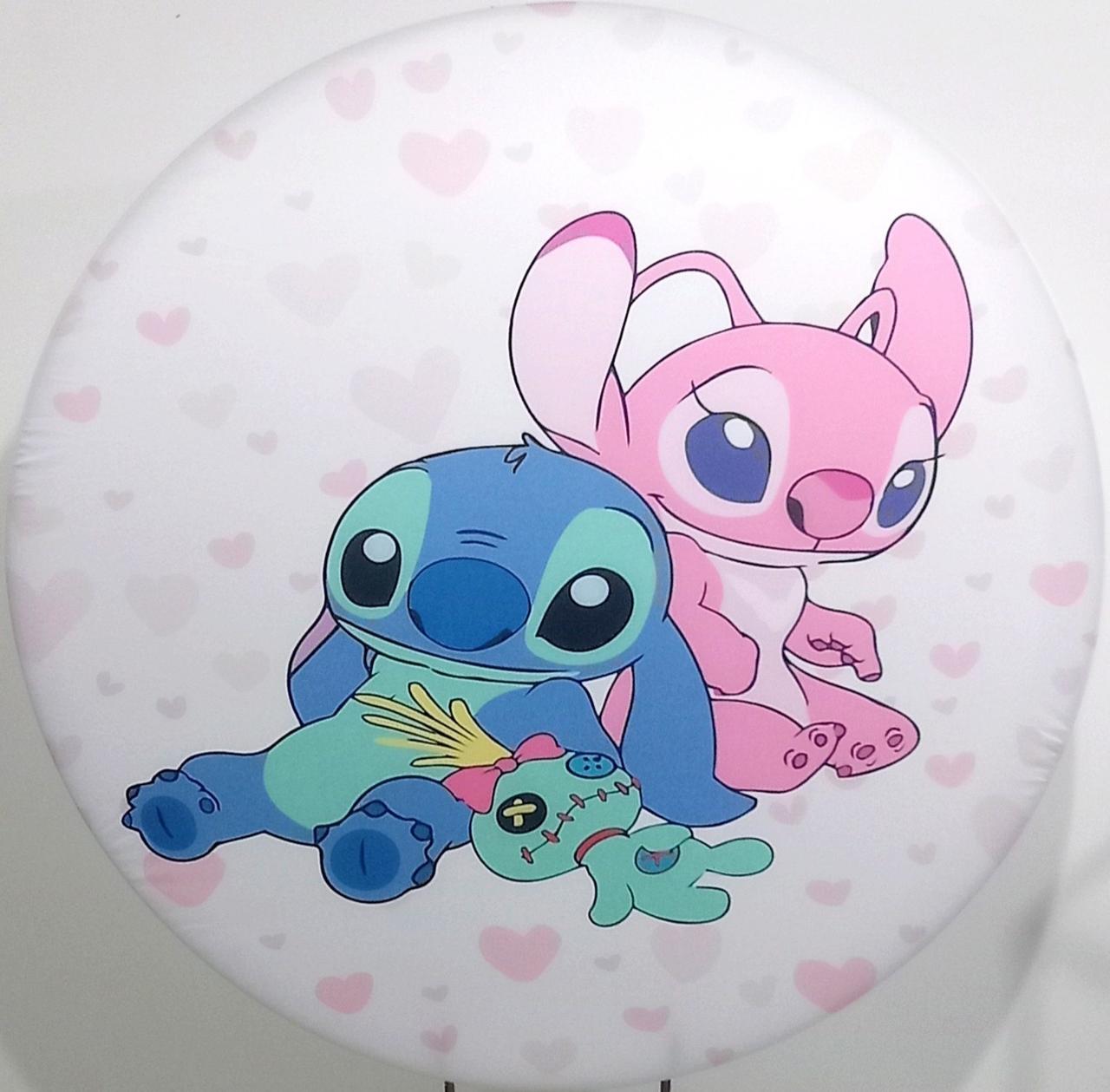 Capa P/ Painel Circular  - Lilo E Stitch - Vanessalocações