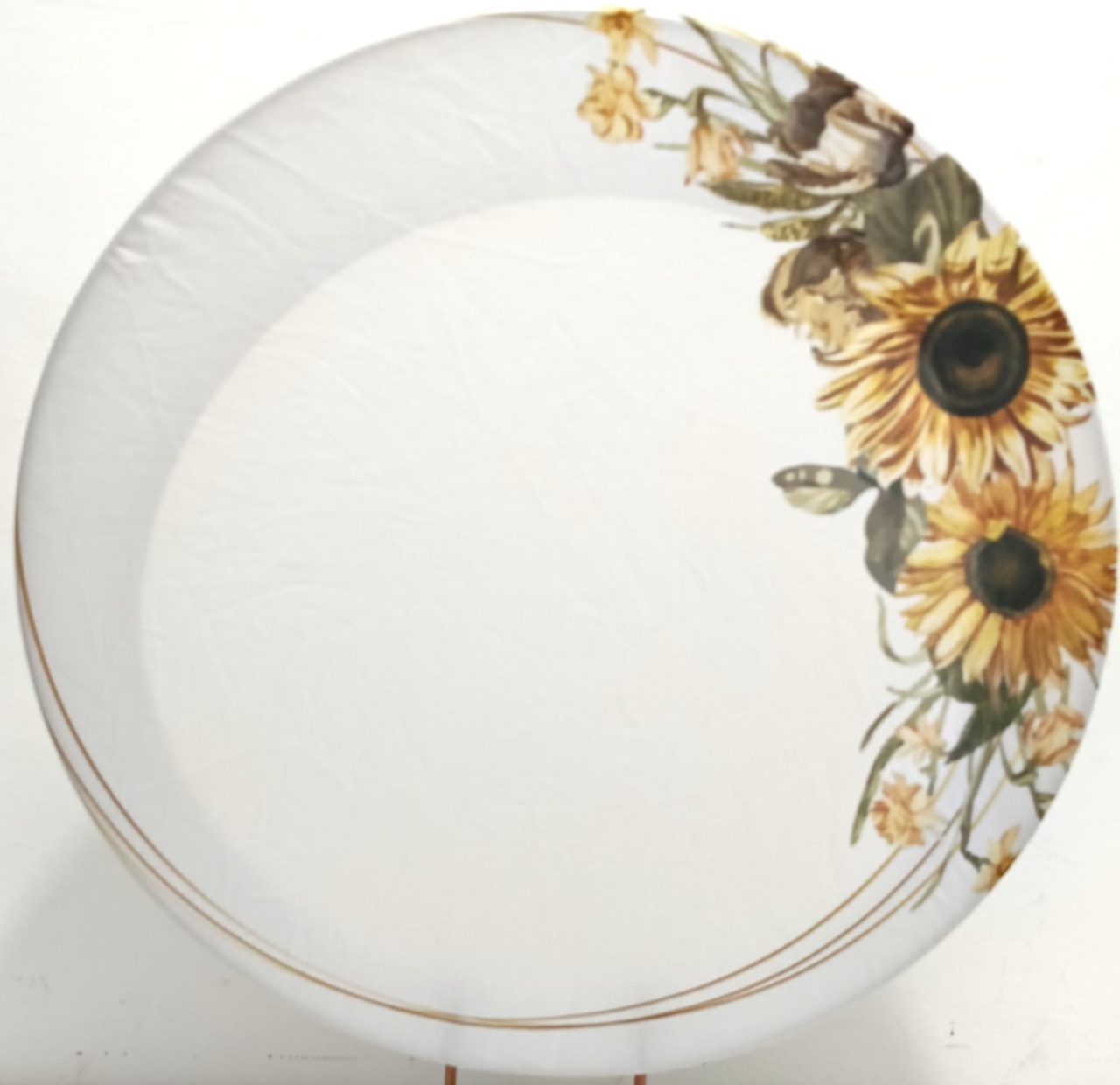 Capa  P/ Painel Circular Girassol - 50Cm - Vanessalocações