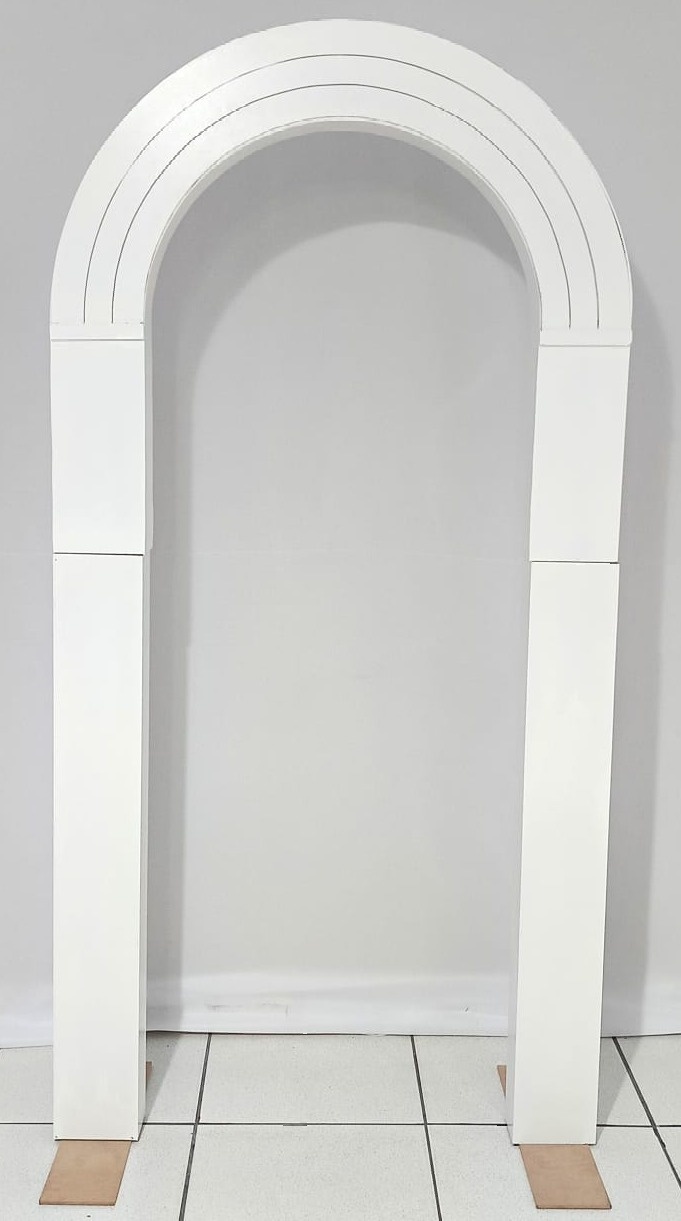 Arco Romano Vazado - Branco 2X1 - Vanessalocações