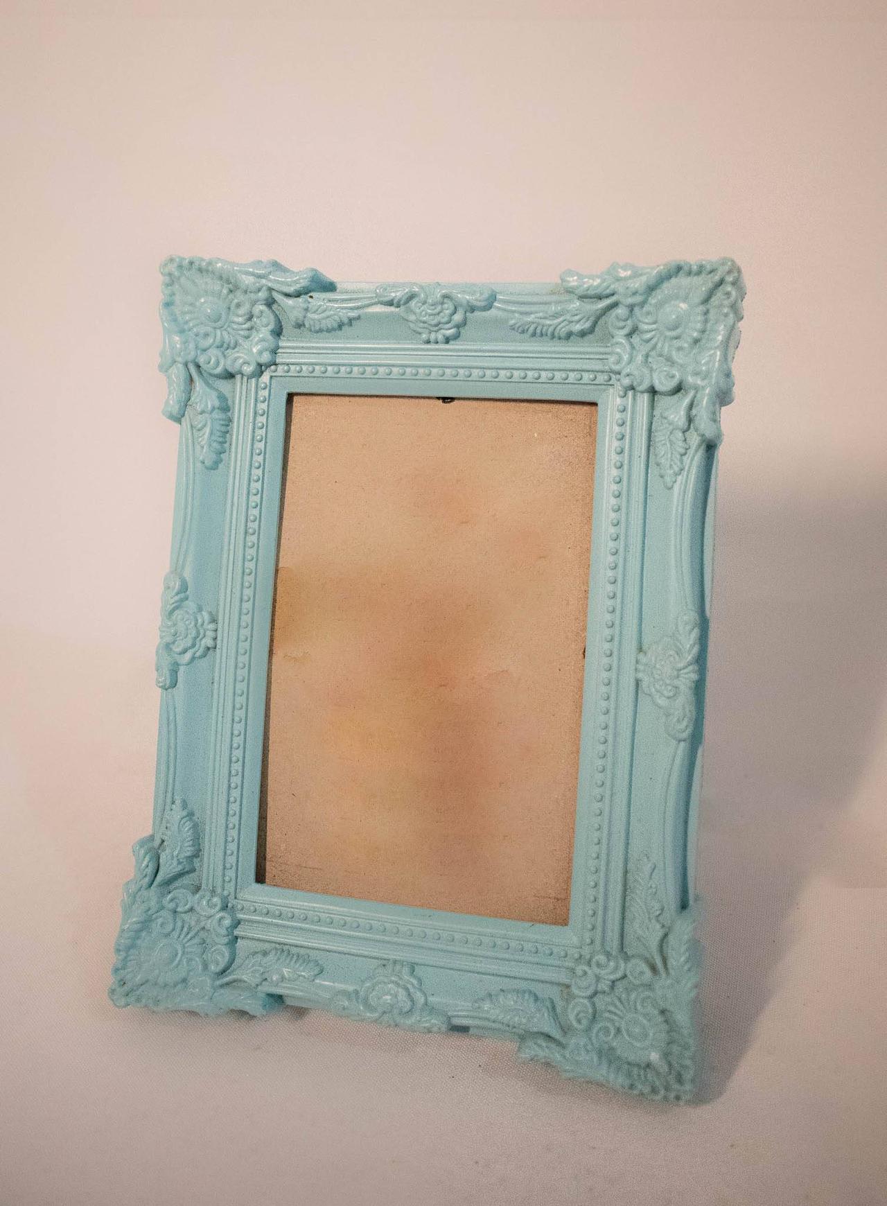 Porta Retrato Plástico 10X15 Azul Claro - Vanessalocações