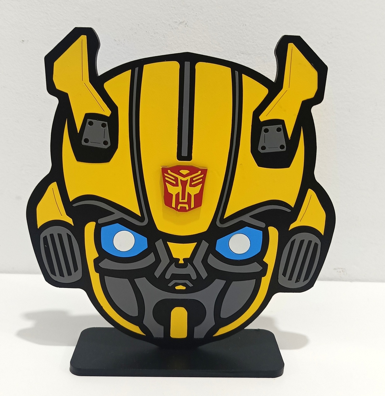 Display Mdf Buble Bee - Cabeça - Transformers - Vanessalocações