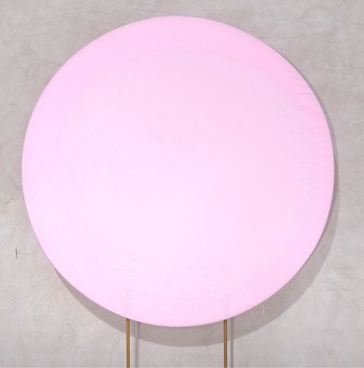 Capa P/ Painel Circular  Tecido Liso  -  Rosa - Vanessalocações