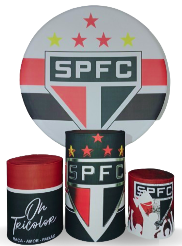 Coleção Clean - São Paulo - Painel + Suporte + Trio de Cilindros + Capas - CamaleãoLocaçoes