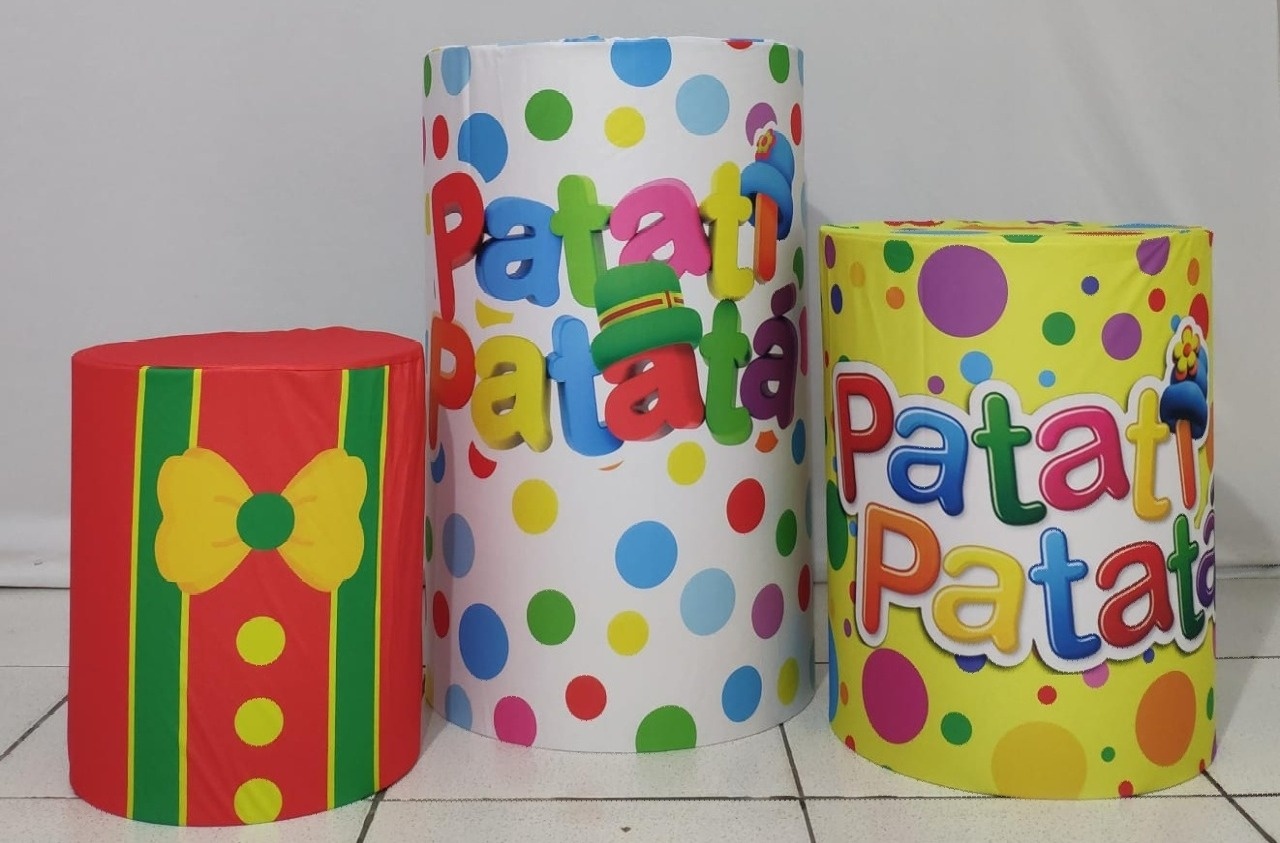 Trio de Capas Para Cilindro Patati Patata  - Vanessalocações