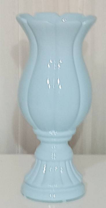 Vaso Cerâmica  Taça Flor Azul Candy  - Vanessalocações