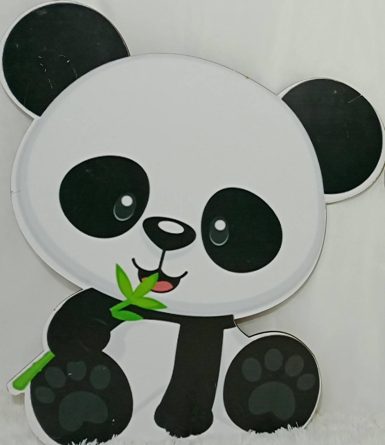 Display Mdf  de Chão Panda Corpo Inteiro  - Vanessalocações