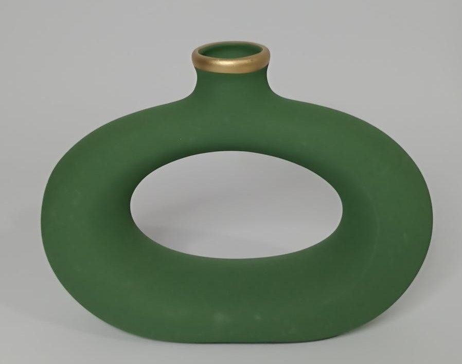 Vaso Desconstruído Redondo Verde - Vanessalocações