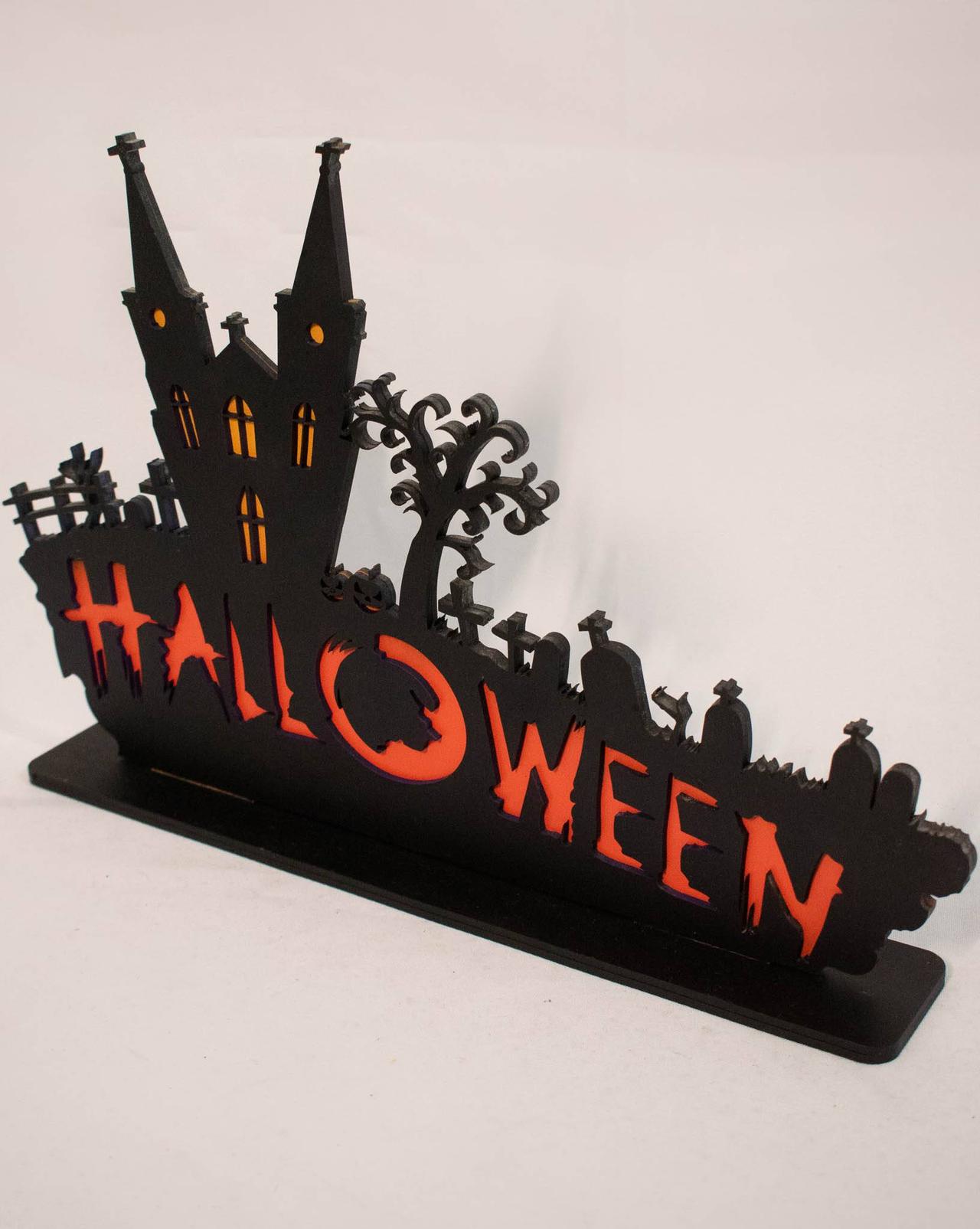 Display Mdf  Castelo   Halloween - Vanessalocações