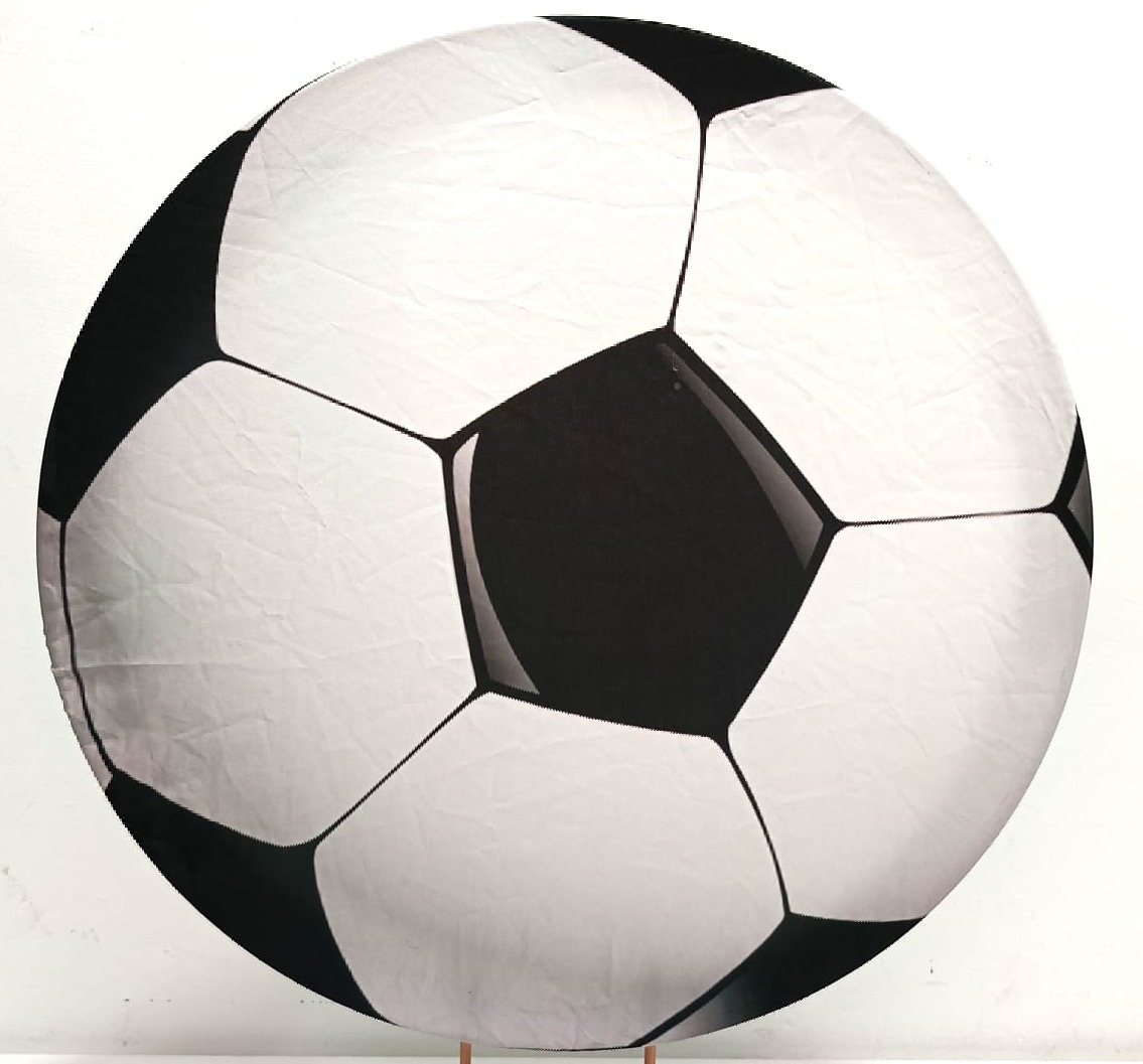 Capa  P/ Painel Circular Futebol - 50Cm - Vanessalocações