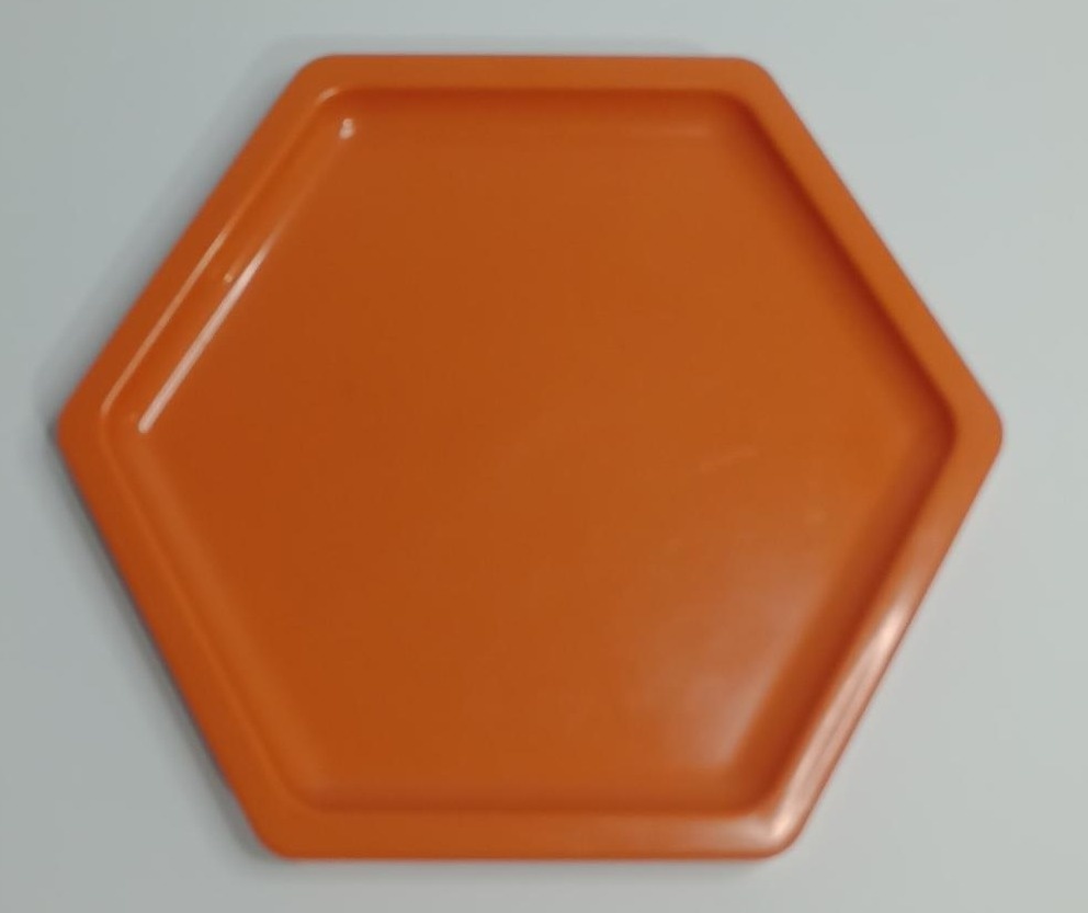 Bandeja Colmeia Laranja - Vanessalocações