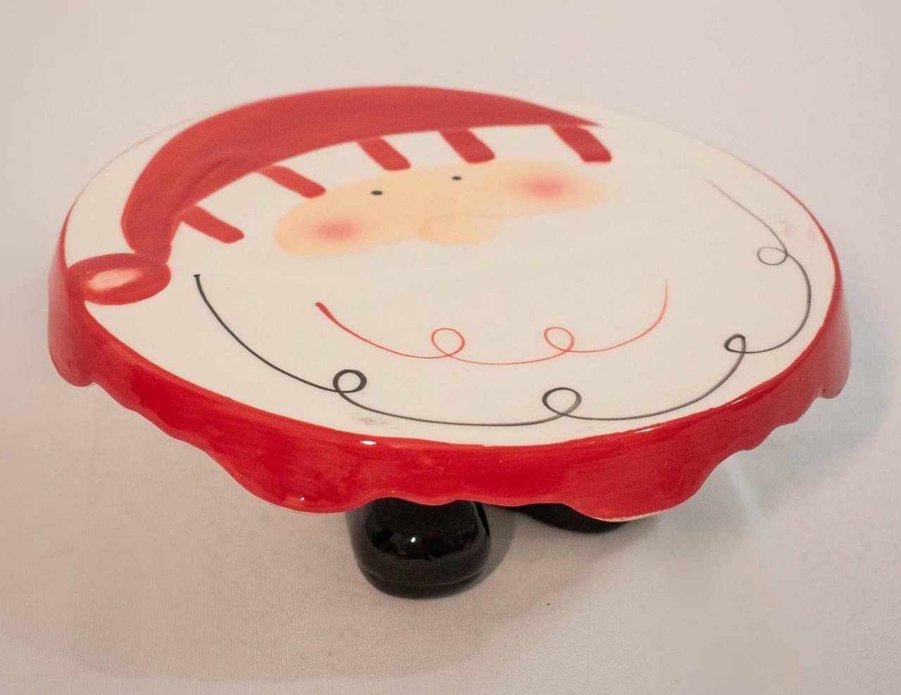 Bandeja Noel Decorativa Natal Vermelho/Branco - Vanessalocações