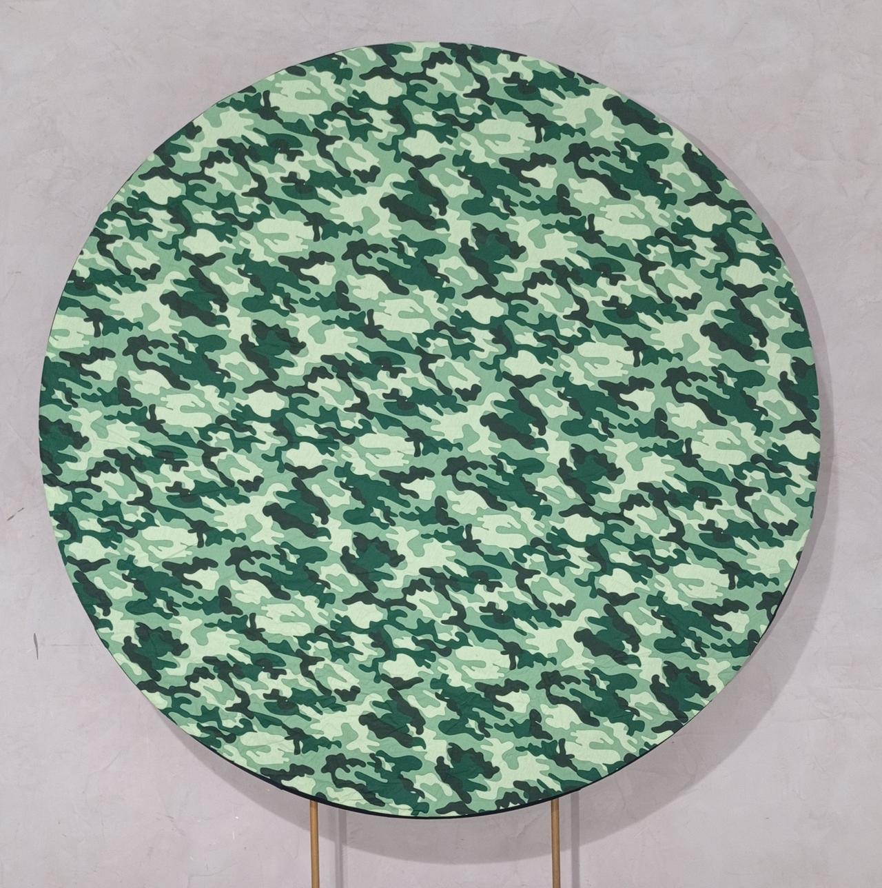 Capa P/ Painel Circular  -  Camuflagem - Vanessalocações