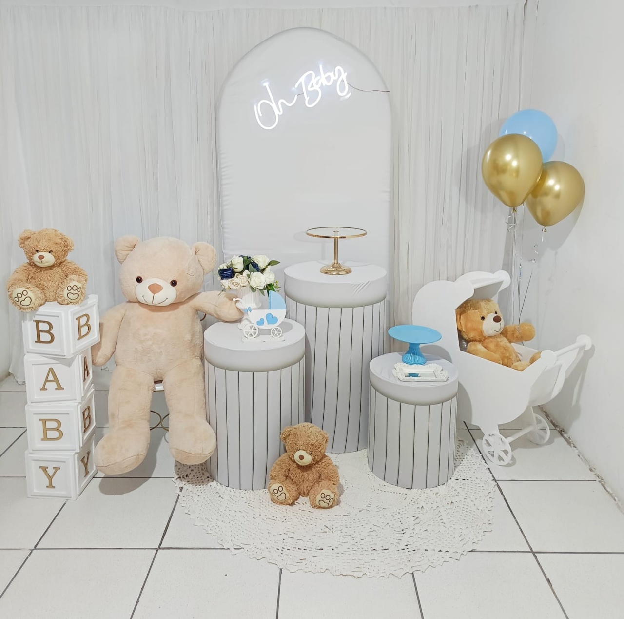 Composição Chá de Bebe 2 - CamaleãoLocaçoes