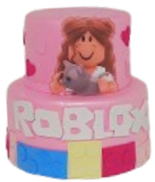 Bolo Fake Roblox - 2 Andares - Menina - Vanessalocações