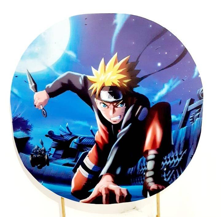 Capa P/ Painel Circular  -  Naruto - Vanessalocações