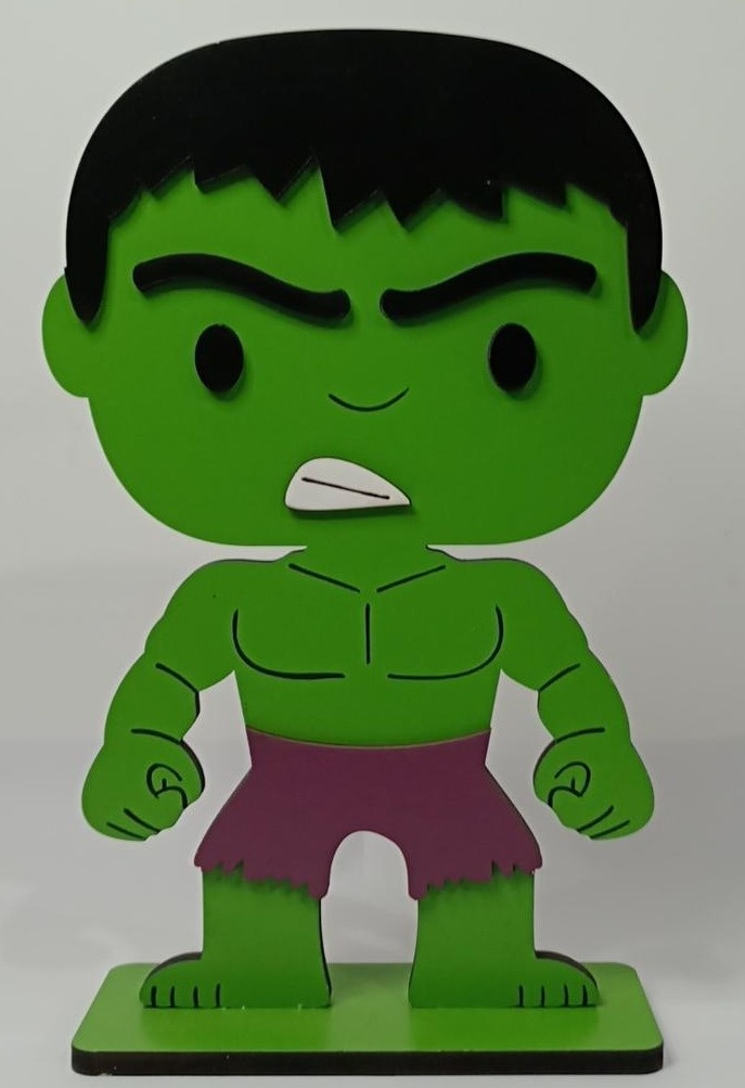 Display Mdf Hulk Cut - Vanessalocações