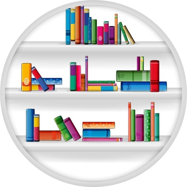 Capa P/ Painel Circular  -  Livros - Vanessalocações