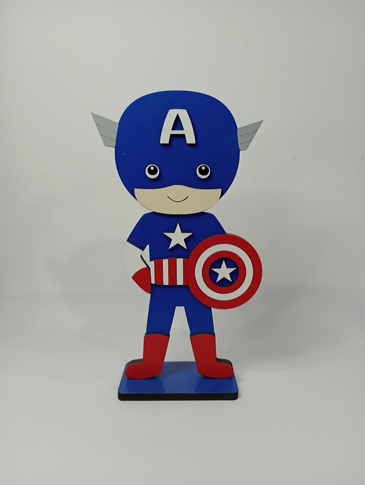 Display Mdf Capitão América Cut - Vanessalocações