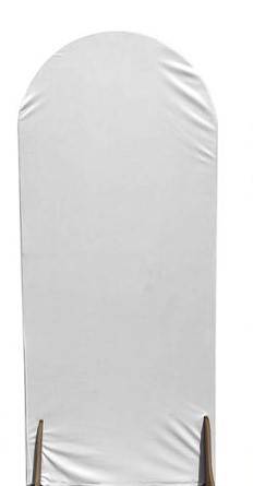  Capa Veste Fácil  P/ Painel Romano   -  Branco - Vanessalocações