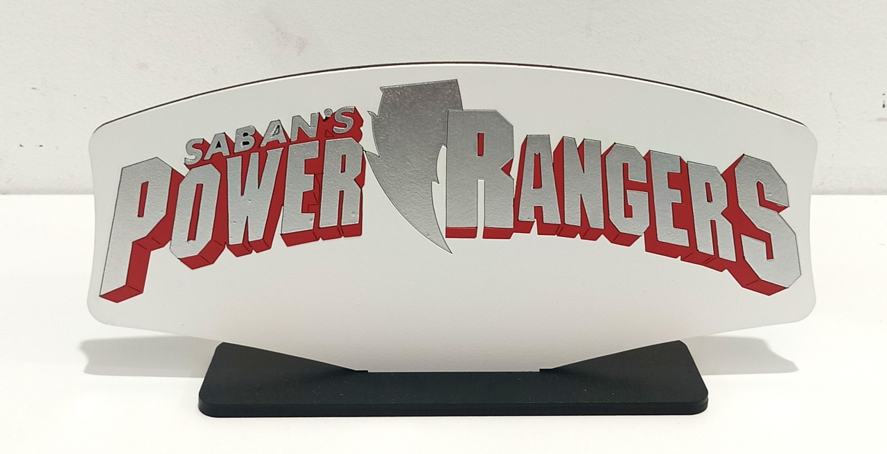 Letreiro Mdf Power Rangers  - Vanessalocações