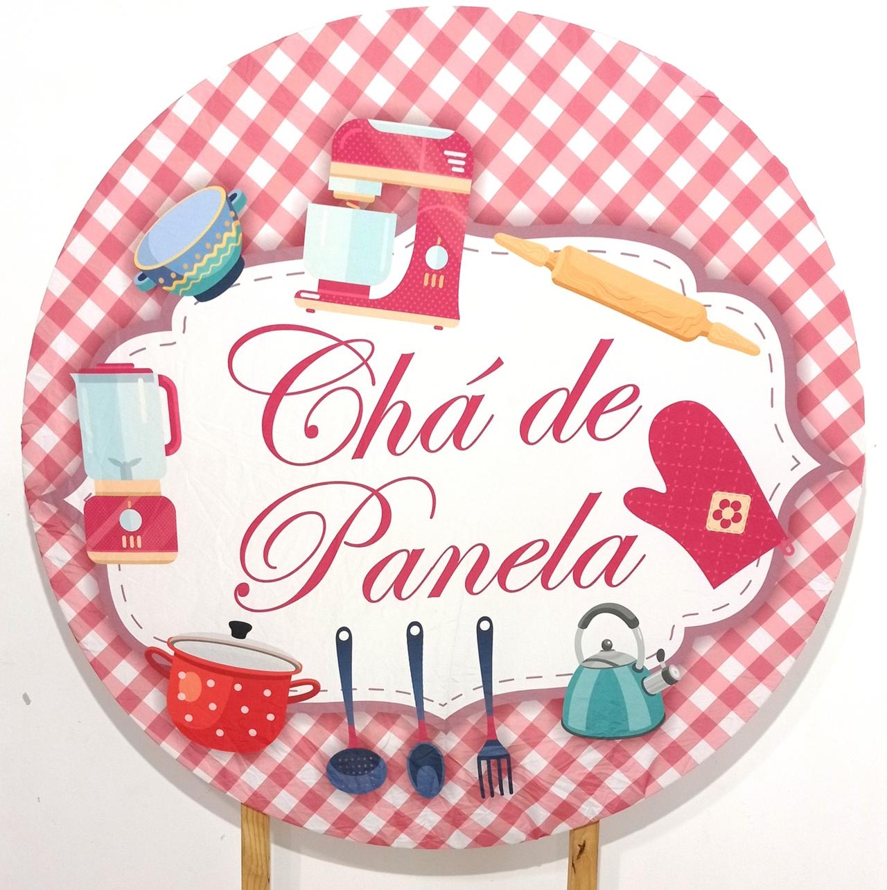 Capa P/ Painel Circular  -  Chá de Panelas - Vanessalocações