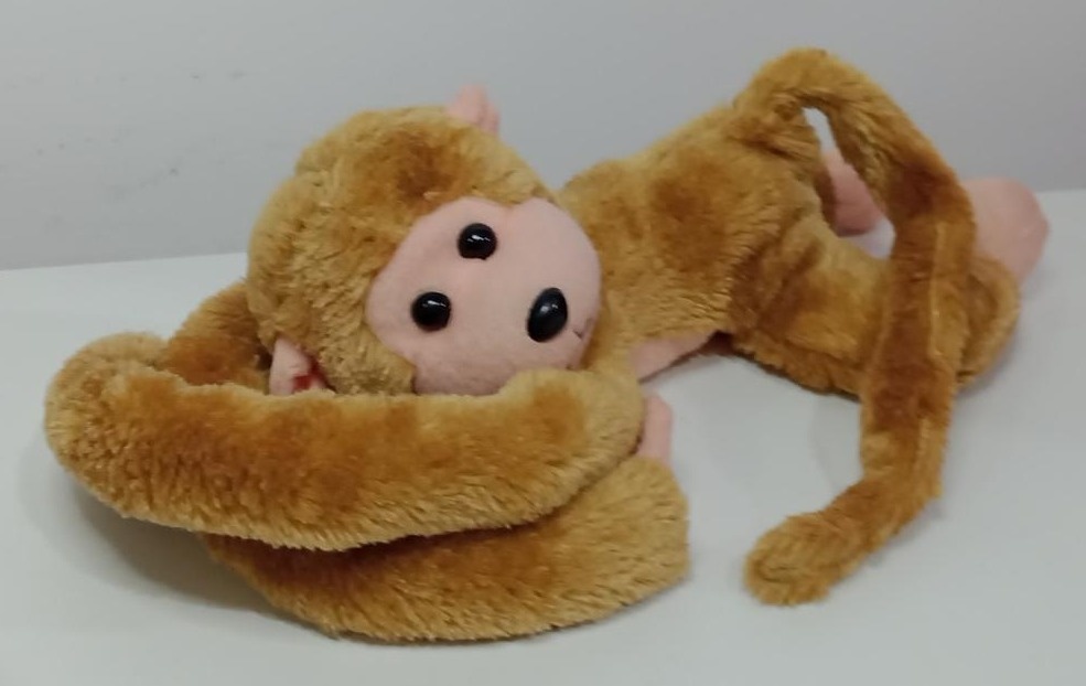 Macaco Sagui Pelúcia Caramelo - Vanessalocações