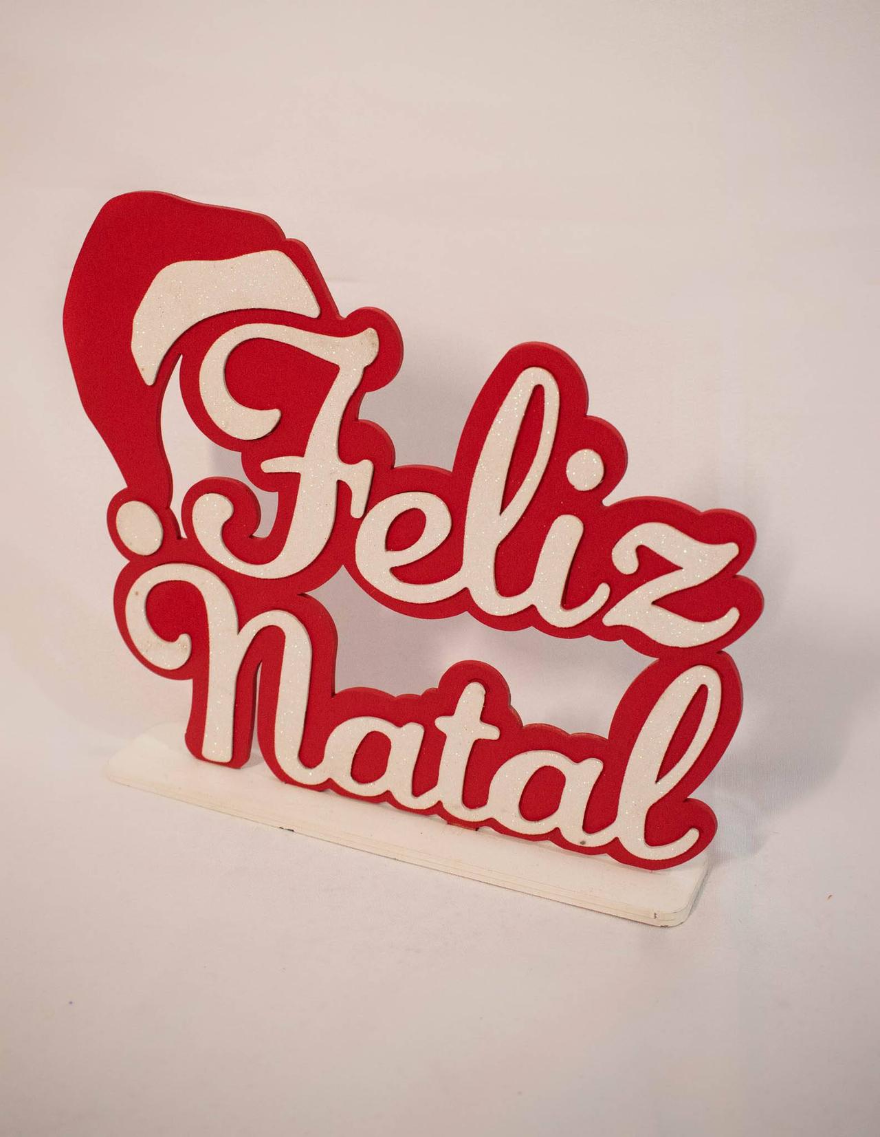 Display Mdf  Gorro Feliz Natal - Vanessalocações