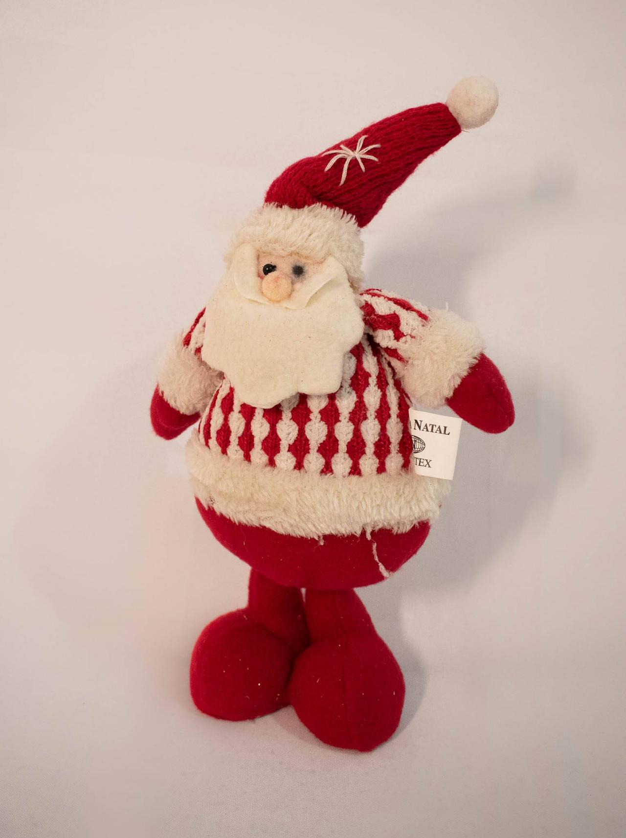 Papai Noel Pelúcia Vermelho/Branco - Vanessalocações