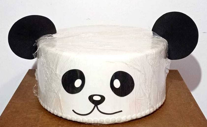 Bolo Fake Panda - 1 Base - Vanessalocações