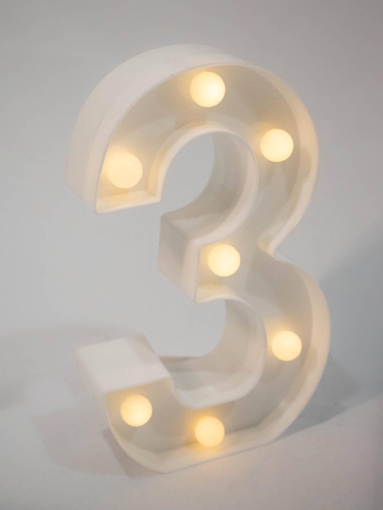  Numeral  Luminoso 3 - Vanessalocações